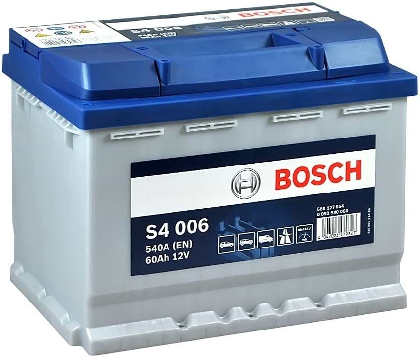 Автомобільний акумулятор Bosch S4 12В 60А 540А L+ (0092S40060)